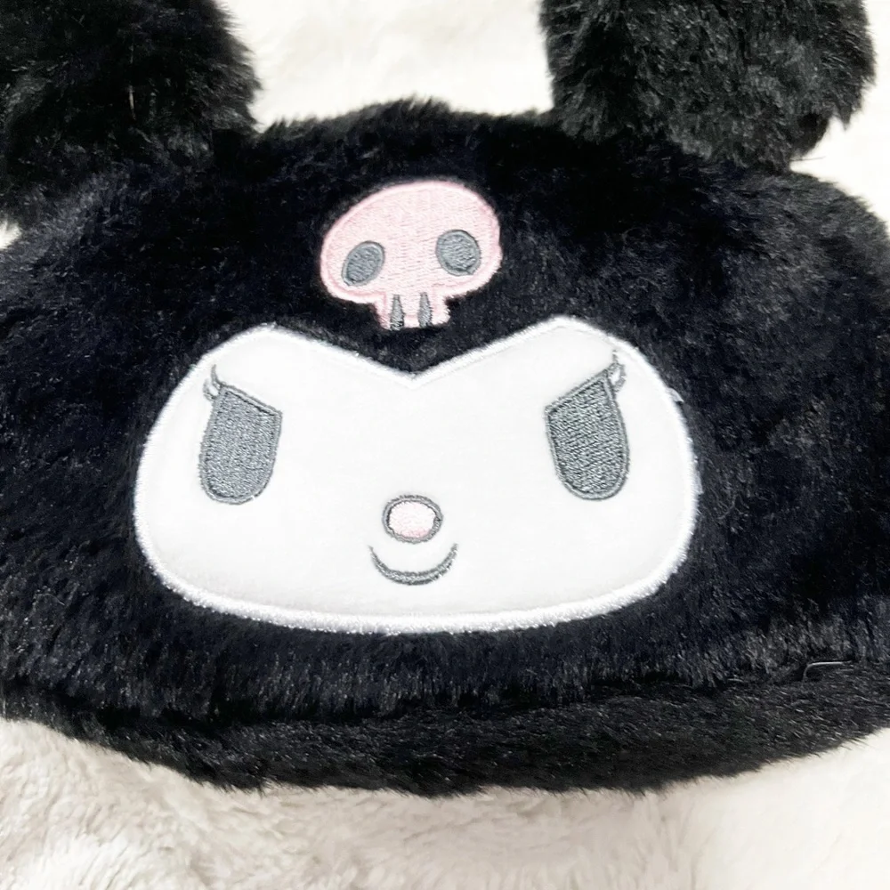 Sanrio Kuromi Black Plush Pencil Case